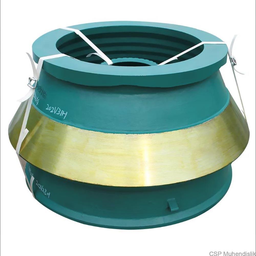 Вкладыш чаши № 188655 для конусной дробилки Metso GP100