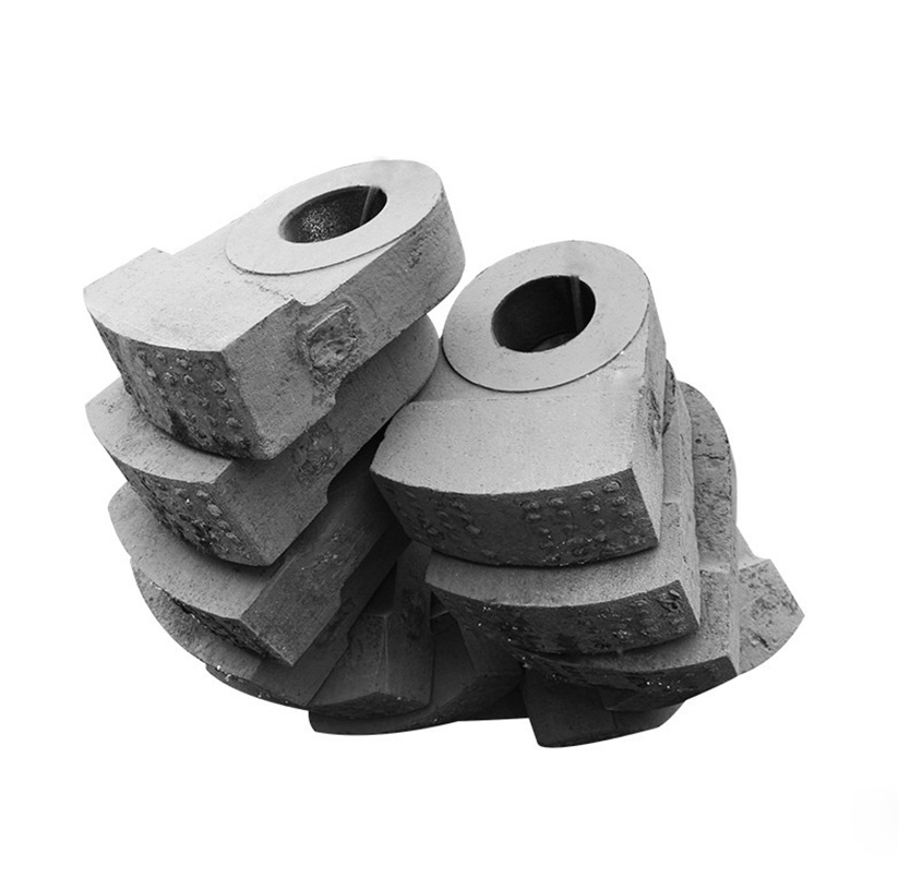 TiC Ceramic Insert Crusher Hammer